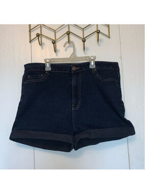 Women's Forever 21+ Denim Shorts Size 18 Blue